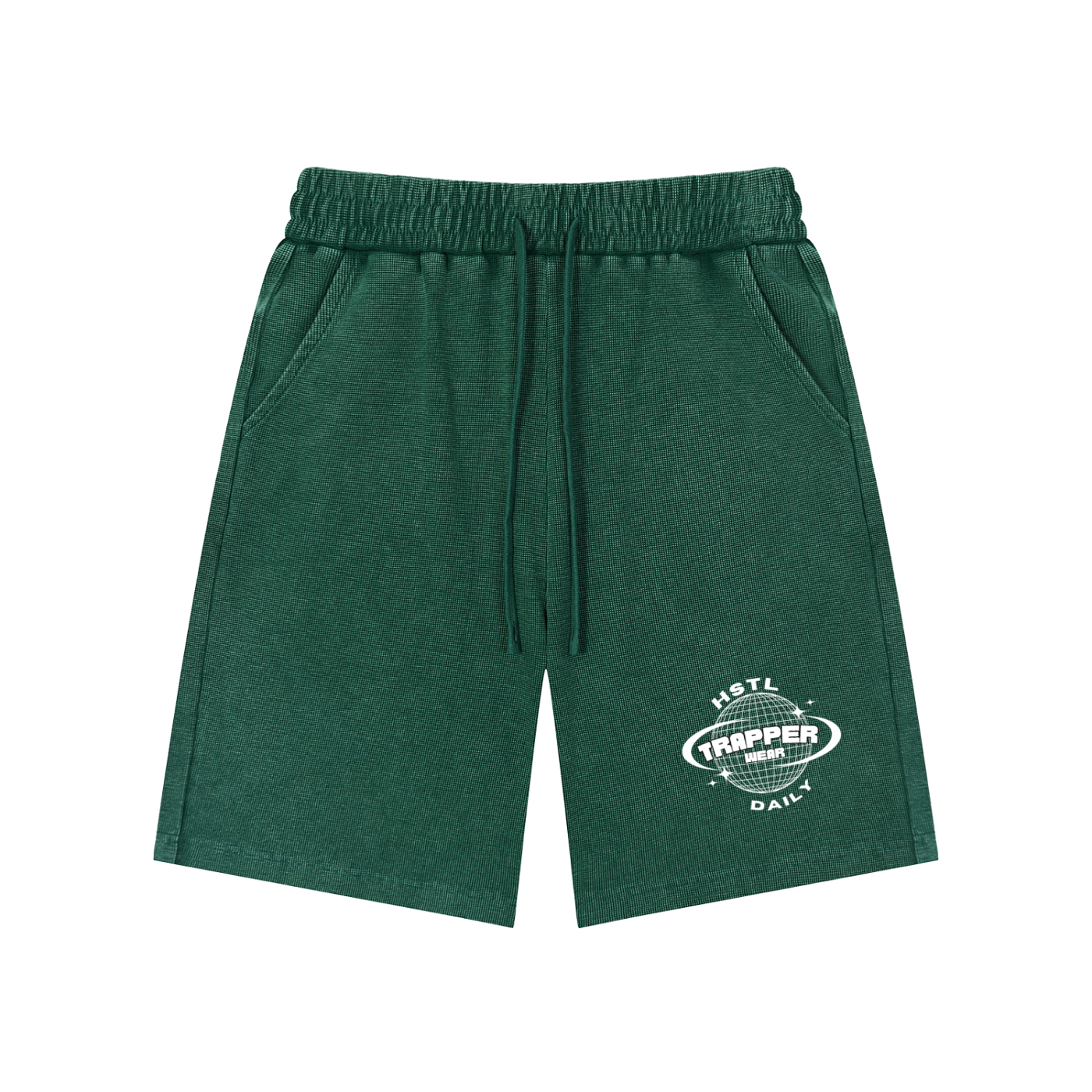 Mineral Wash Waffle Knit Shorts