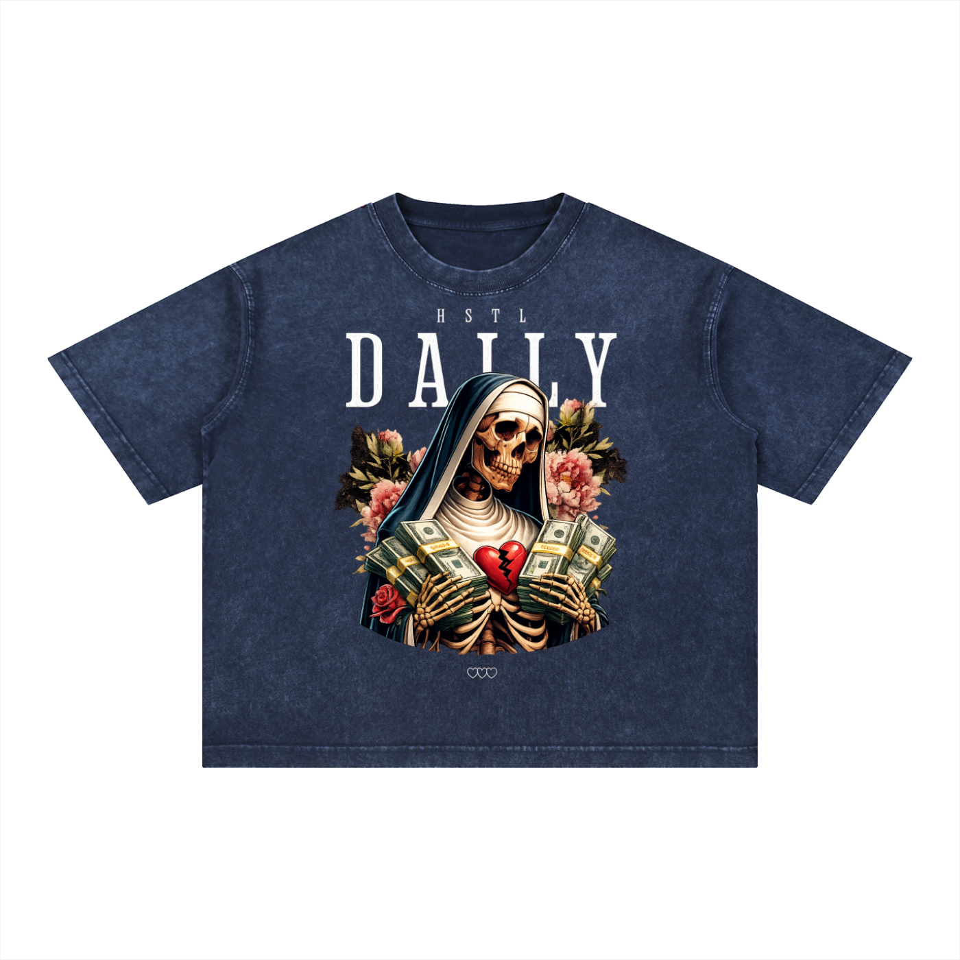 Mineral Wash Boxy Cotton T-Shirt