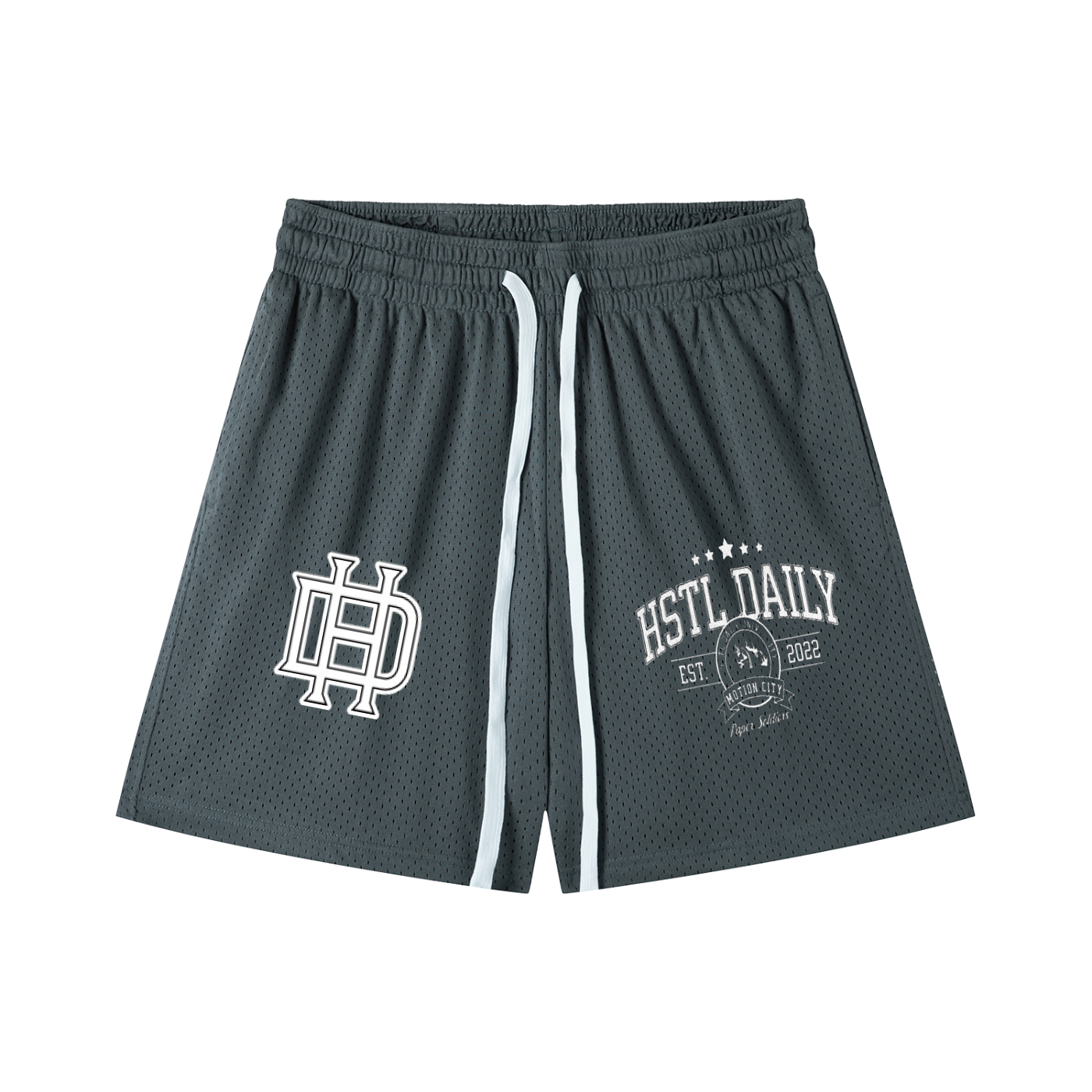 Mesh Drawstring Shorts