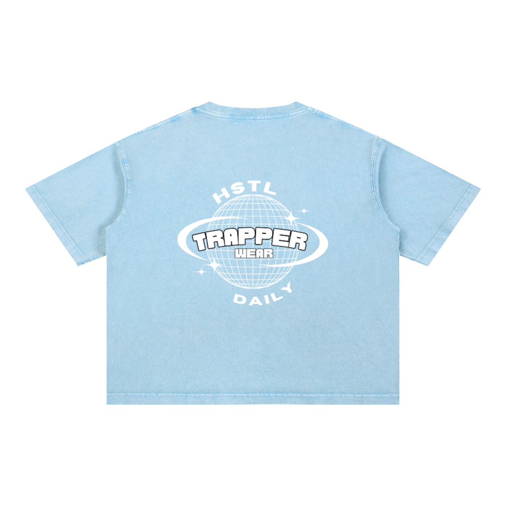 Mineral Wash Boxy Cotton T-Shirt