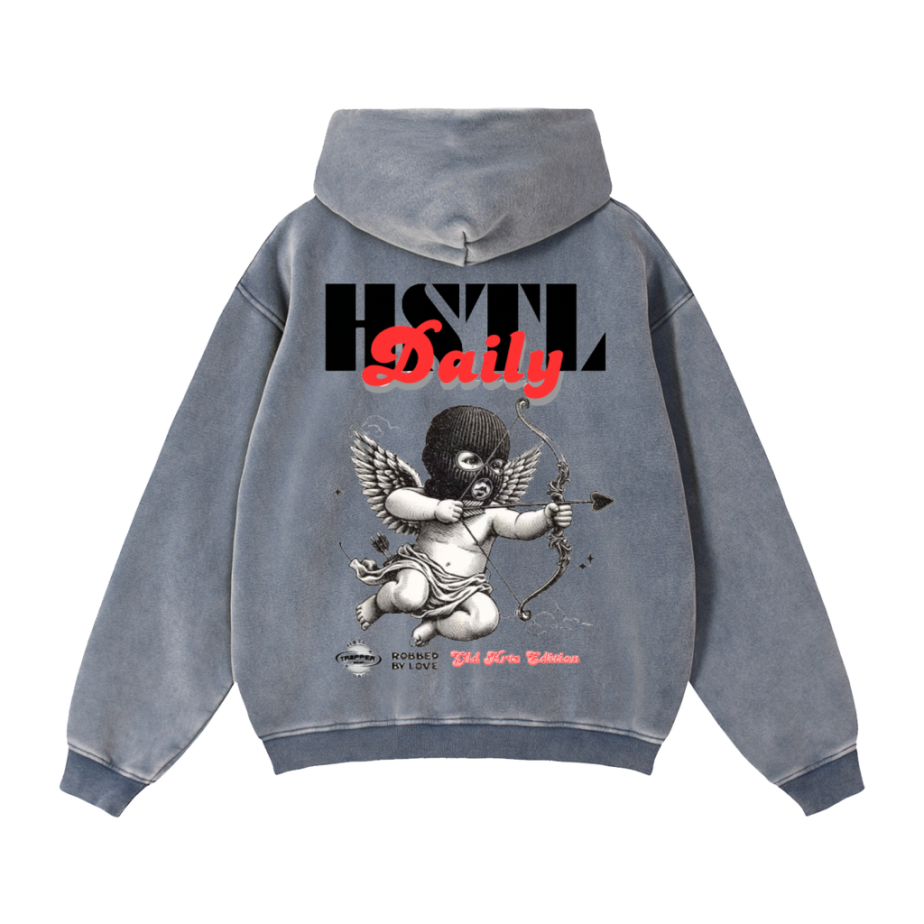 Zip-Through Boxy Fleece Hoodie