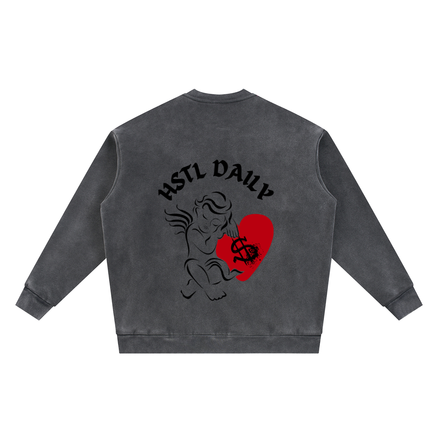 Vintage Washed Fleece Baseball Jacket