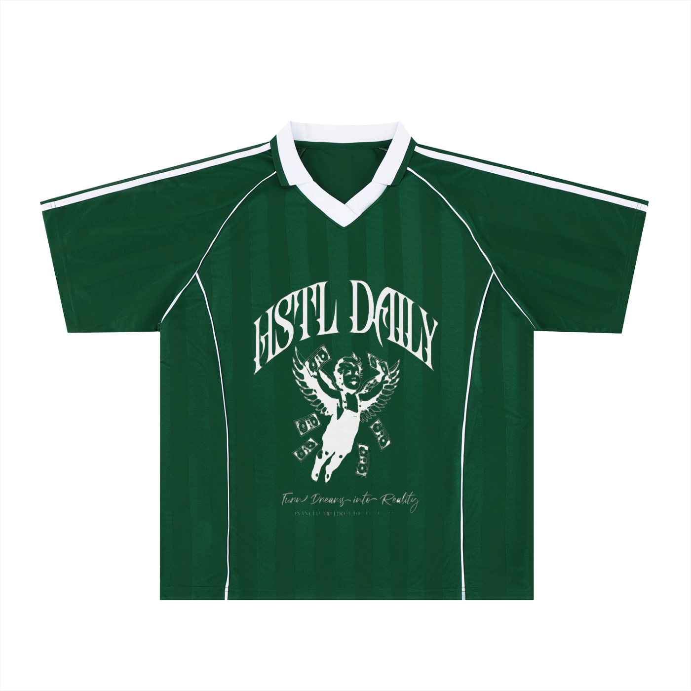 Shadow Stripe Collared Soccer Jersey