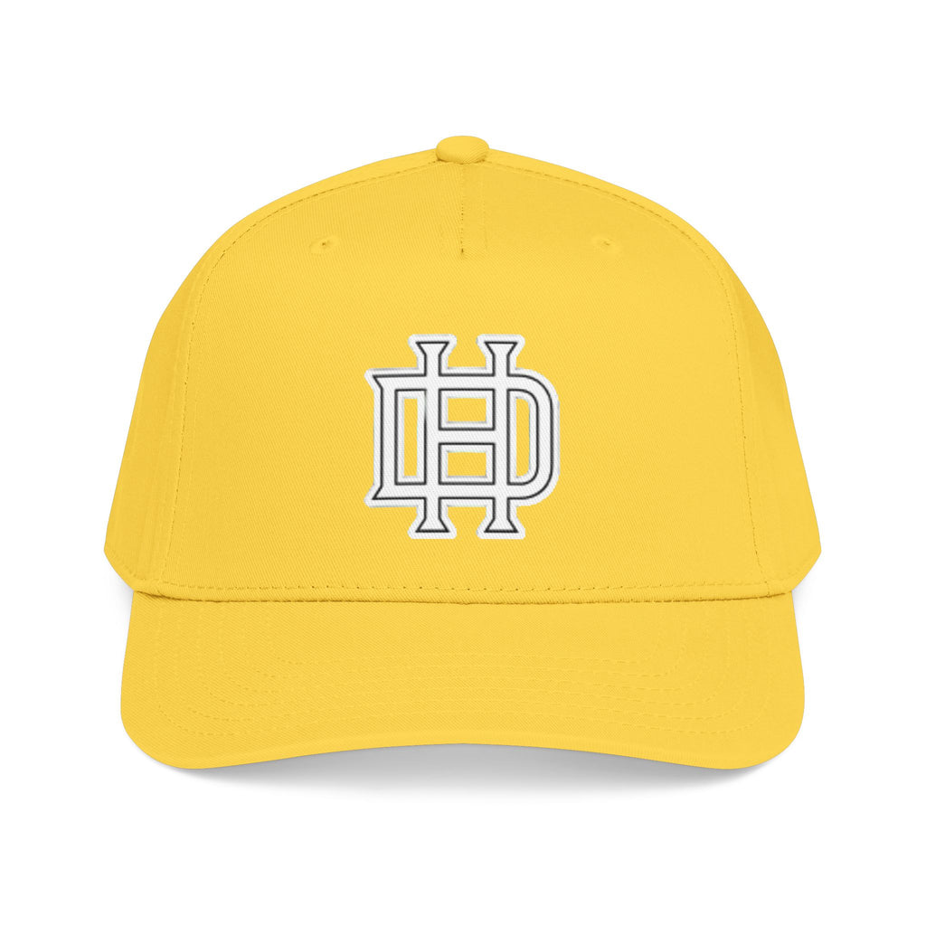 Interlocking DH Logo Mid Profile Baseball Cap | Embroidered Monogram Hat