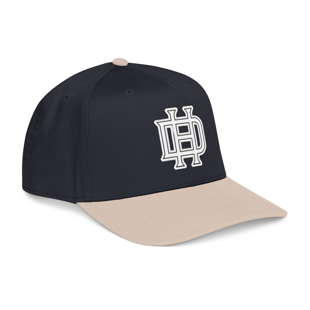 Interlocking DH Logo Mid Profile Baseball Cap | Embroidered Monogram Hat