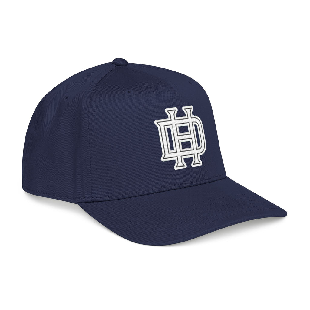 Interlocking DH Logo Mid Profile Baseball Cap | Embroidered Monogram Hat