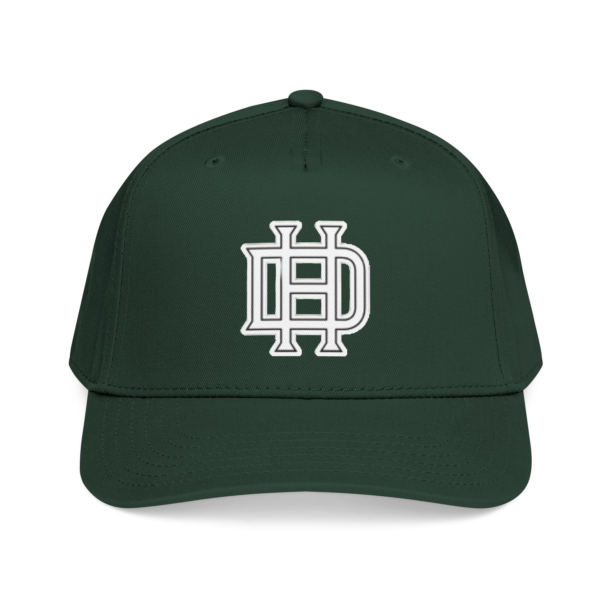 Interlocking DH Logo Mid Profile Baseball Cap | Embroidered Monogram Hat