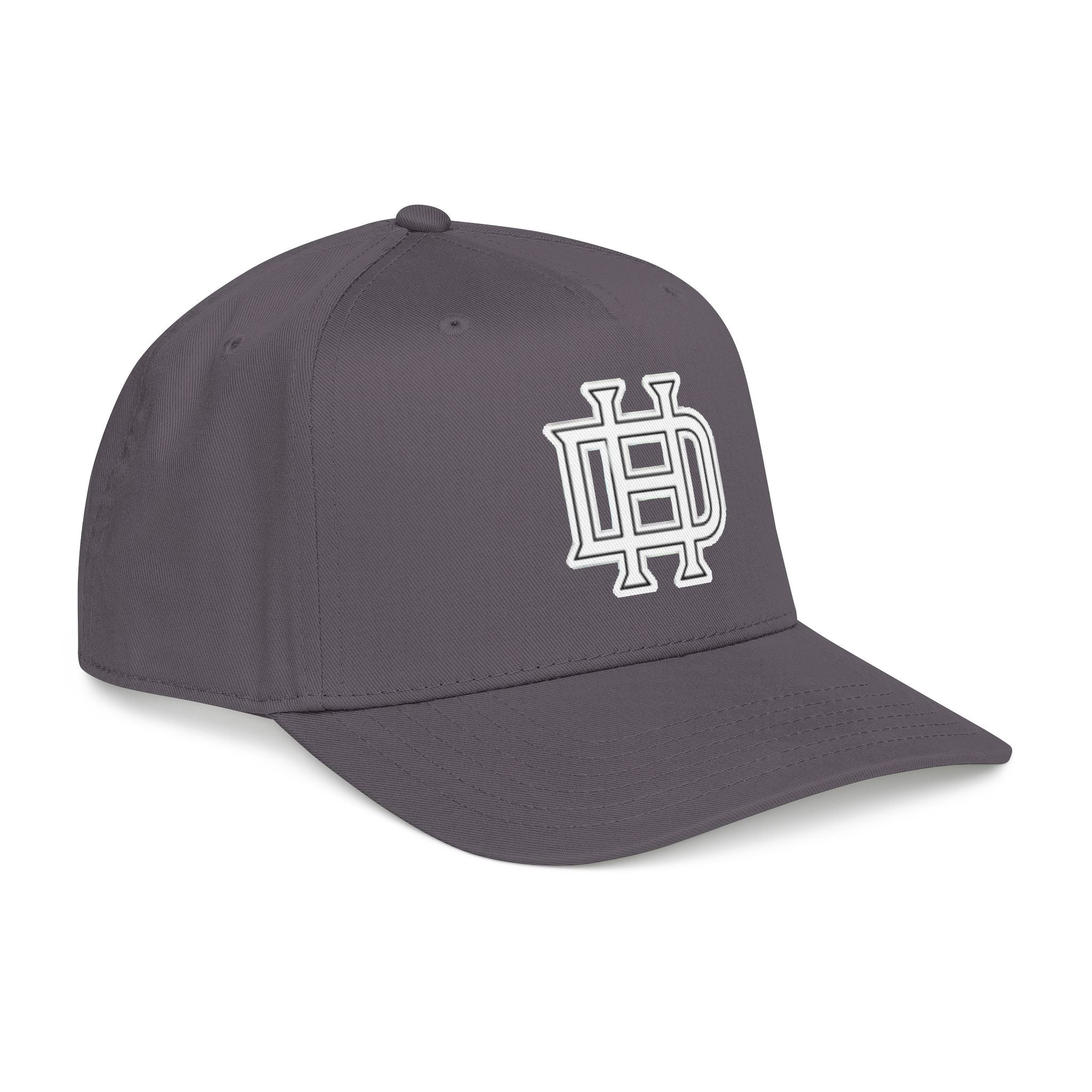 Interlocking DH Logo Mid Profile Baseball Cap | Embroidered Monogram Hat
