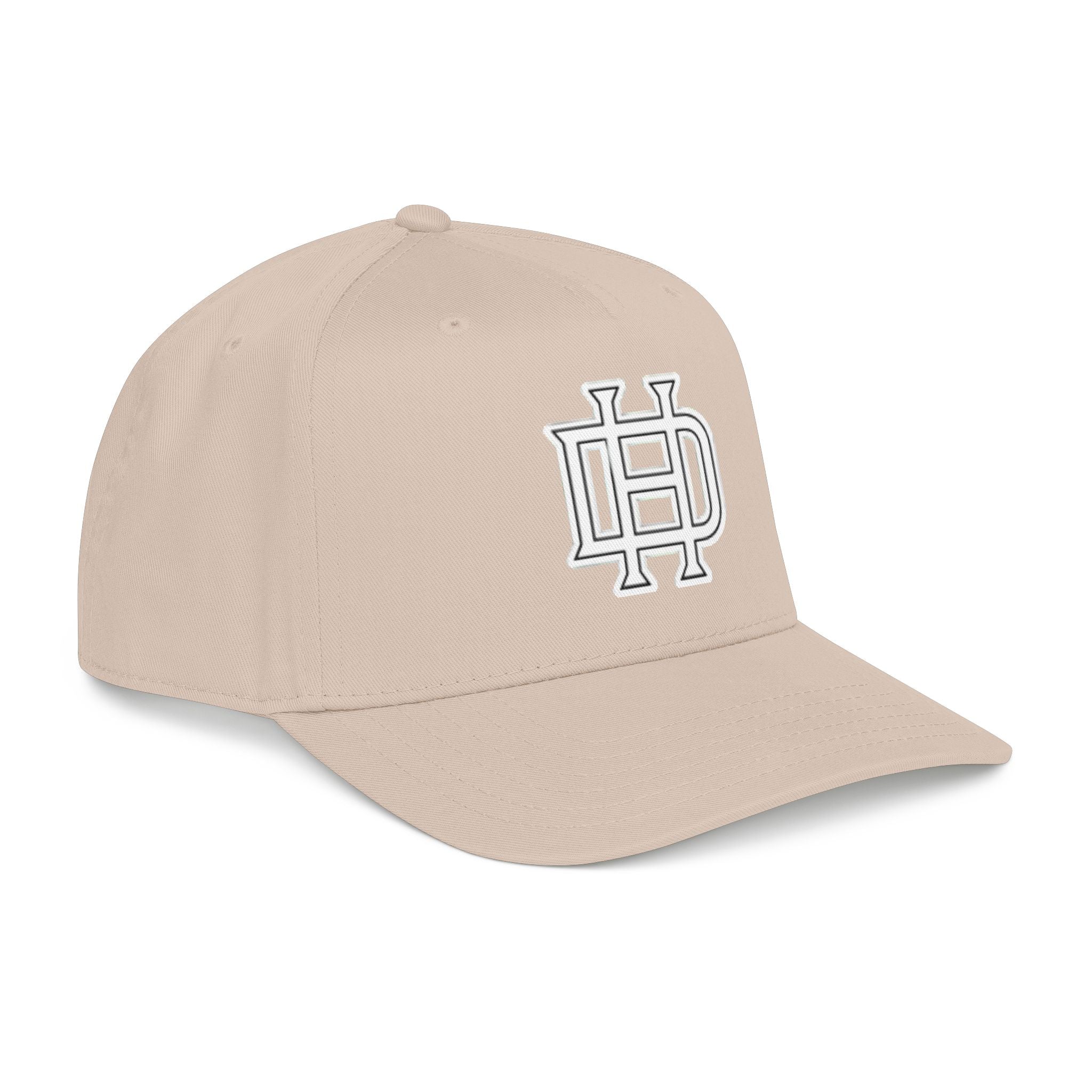 Interlocking DH Logo Mid Profile Baseball Cap | Embroidered Monogram Hat