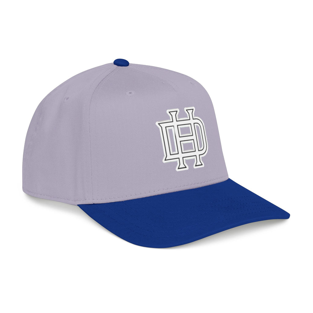 Interlocking DH Logo Mid Profile Baseball Cap | Embroidered Monogram Hat