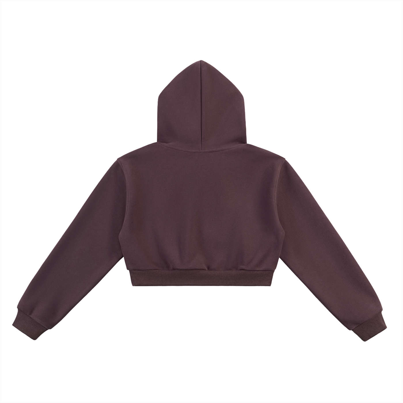 Womens Essential Cropped Hoodie