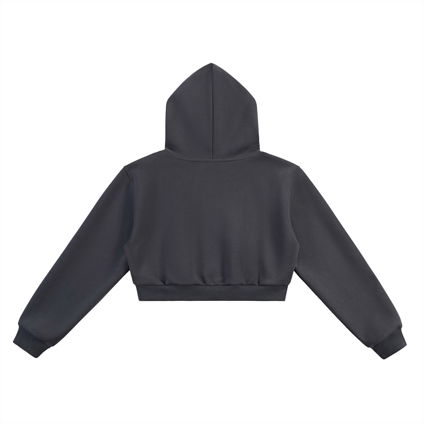 Womens Essential Cropped Hoodie