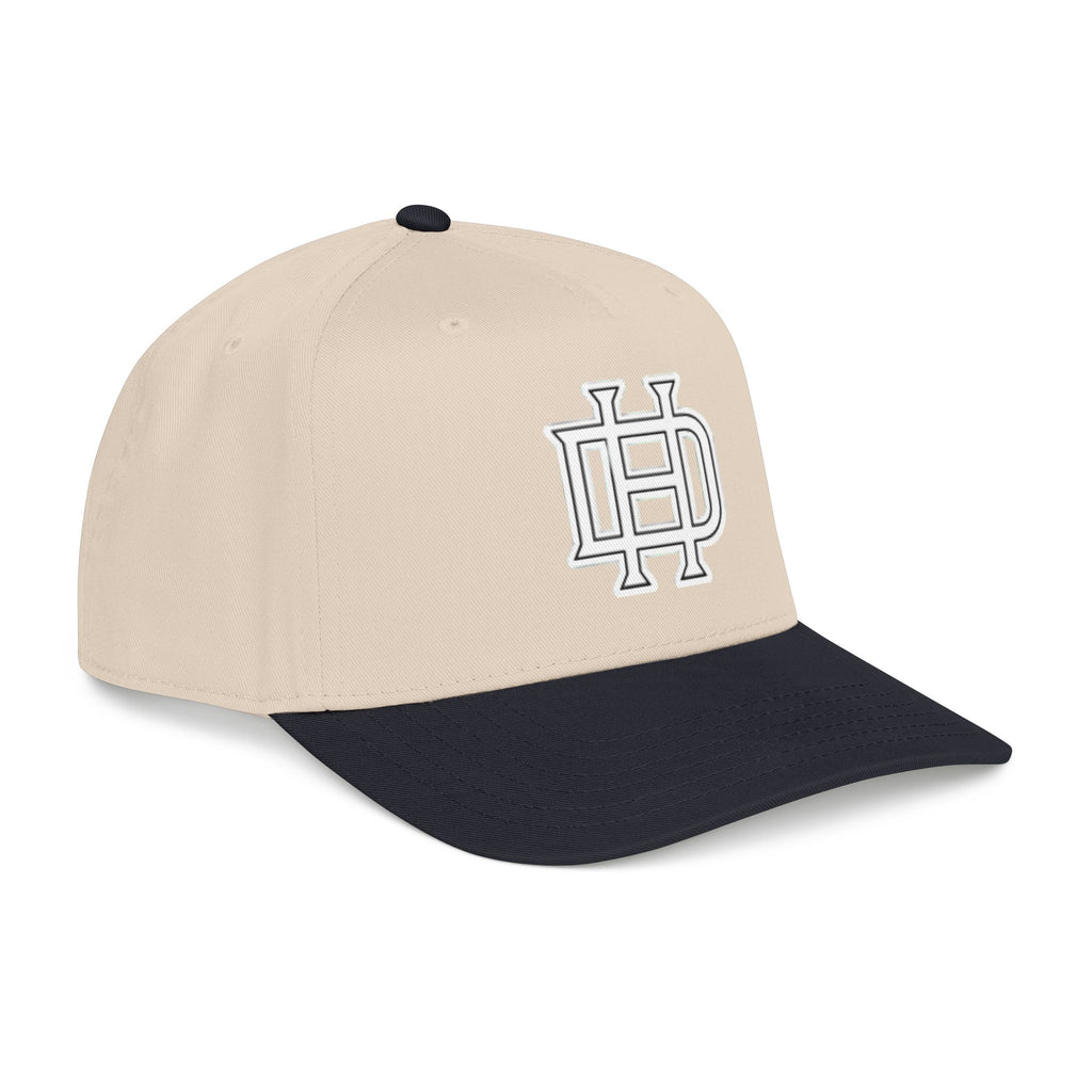 Interlocking DH Logo Mid Profile Baseball Cap | Embroidered Monogram Hat