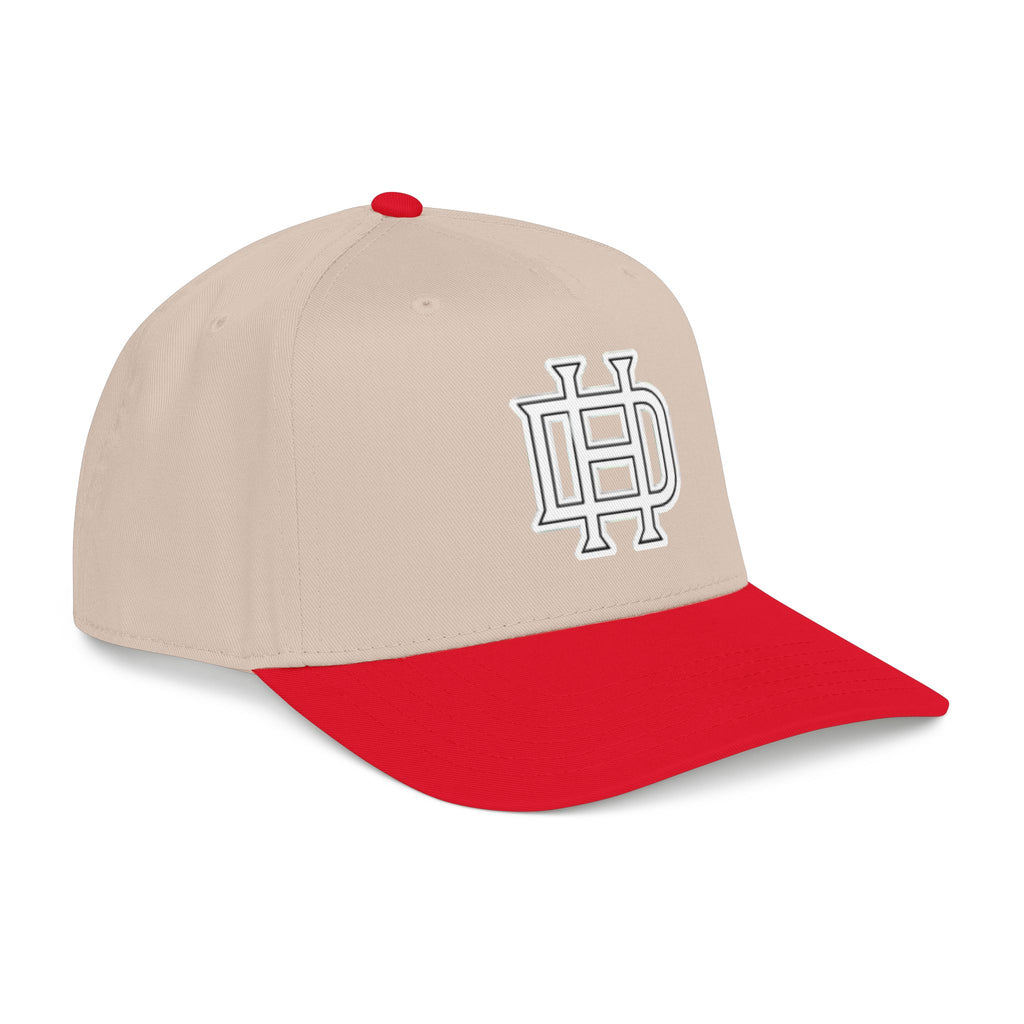 Interlocking DH Logo Mid Profile Baseball Cap | Embroidered Monogram Hat