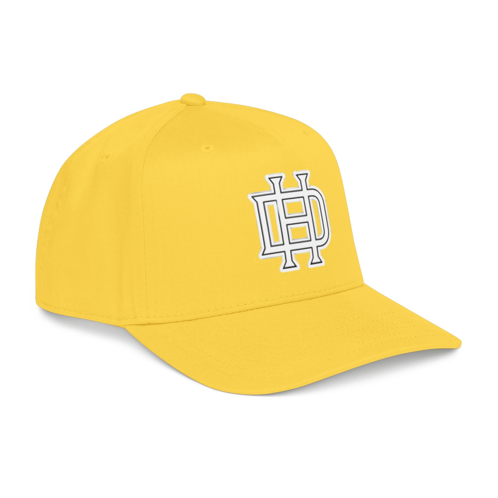 Interlocking DH Logo Mid Profile Baseball Cap | Embroidered Monogram Hat