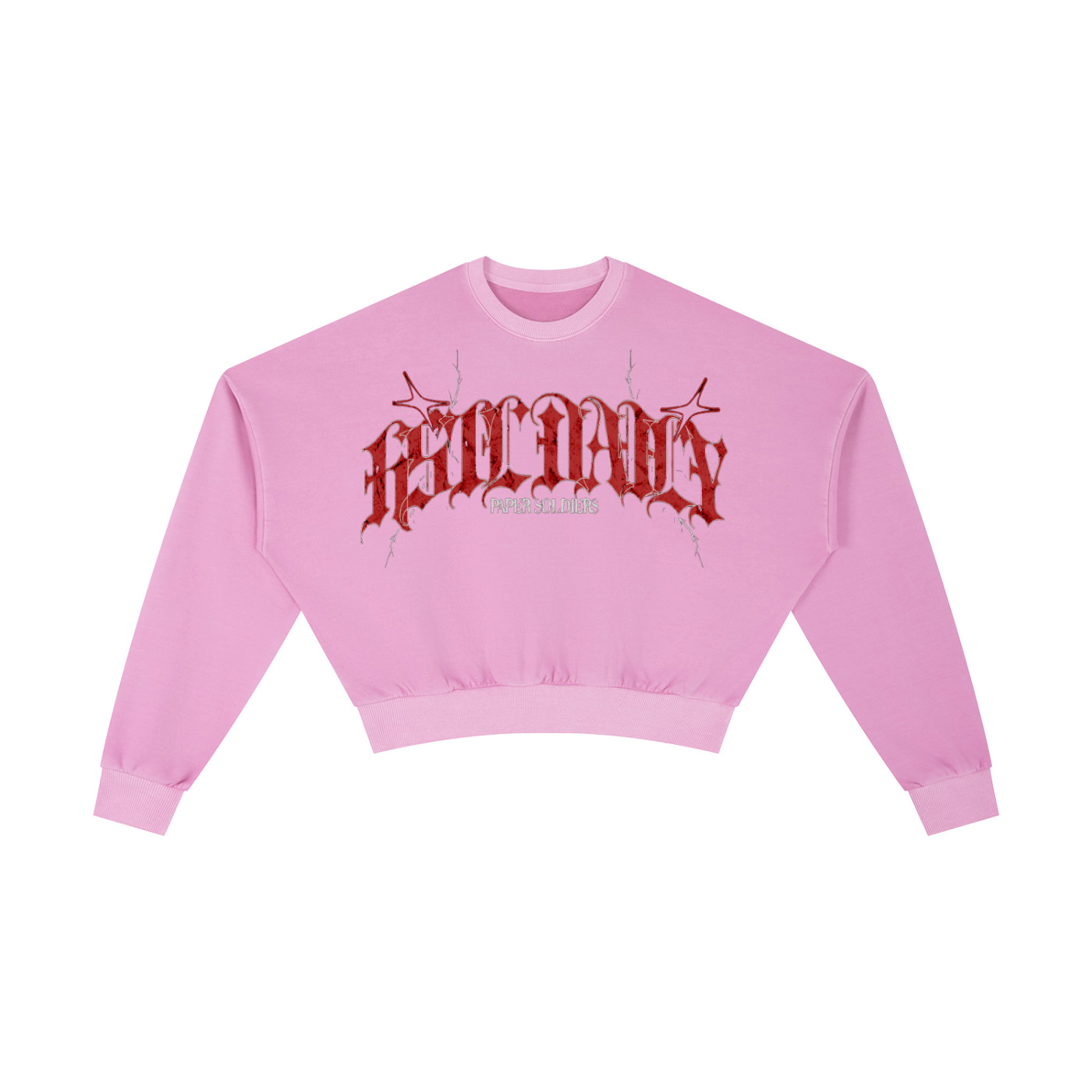 Vintage Washed Cropped Sweatshirt