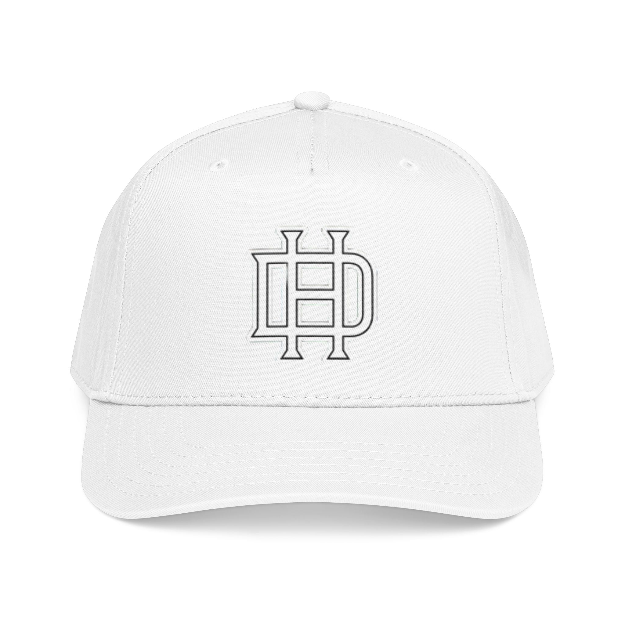 Interlocking DH Logo Mid Profile Baseball Cap | Embroidered Monogram Hat