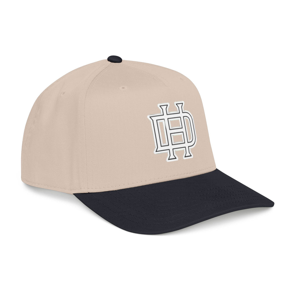 Interlocking DH Logo Mid Profile Baseball Cap | Embroidered Monogram Hat