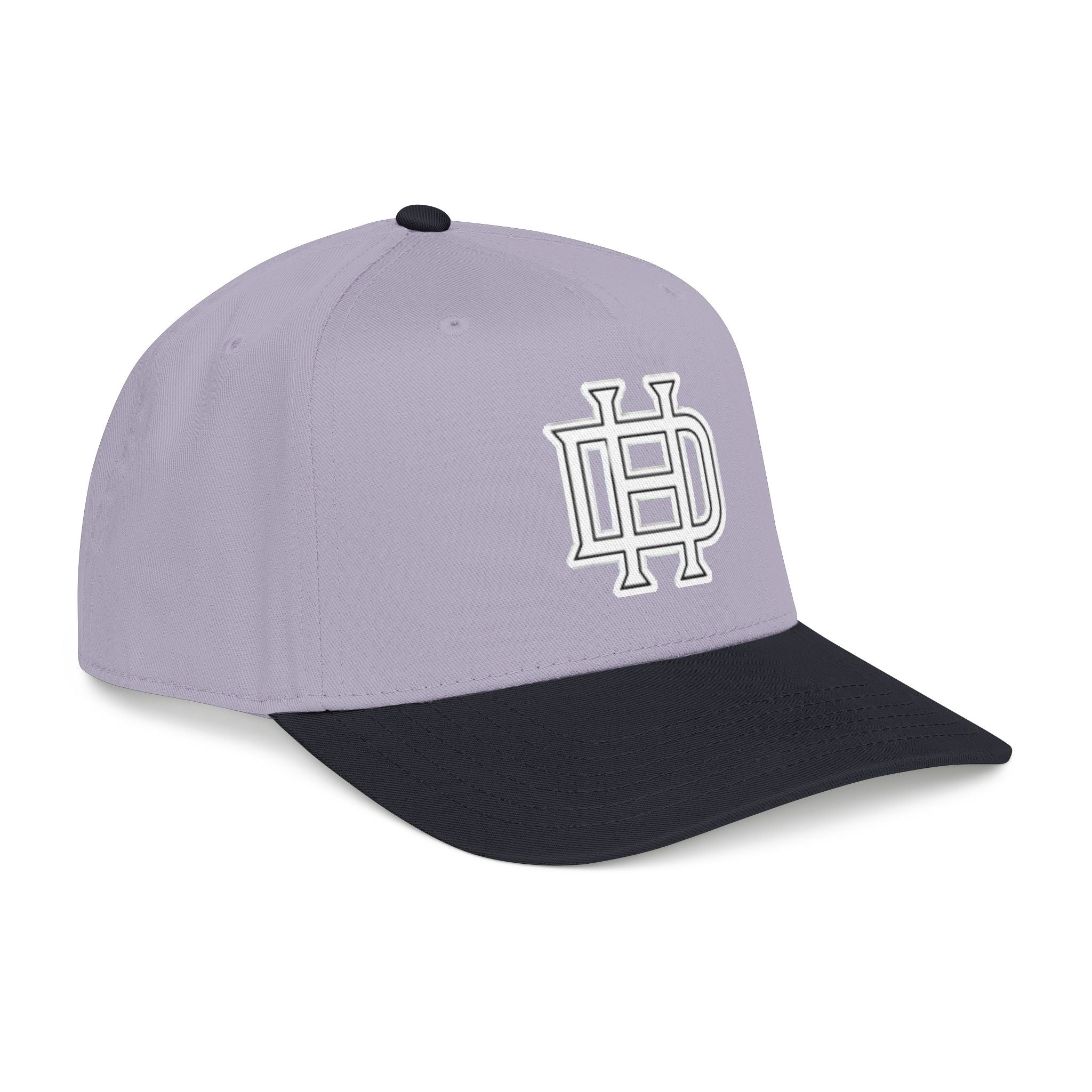 Interlocking DH Logo Mid Profile Baseball Cap | Embroidered Monogram Hat