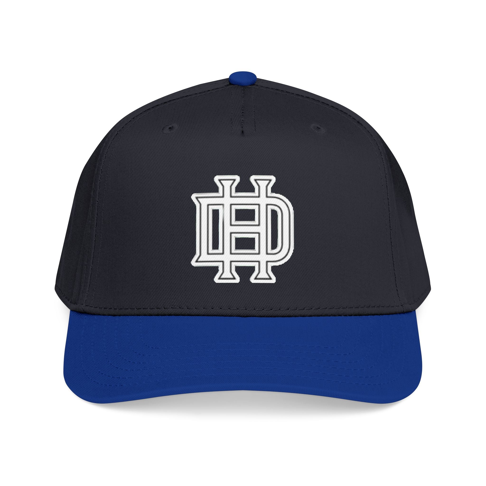Interlocking DH Logo Mid Profile Baseball Cap | Embroidered Monogram Hat
