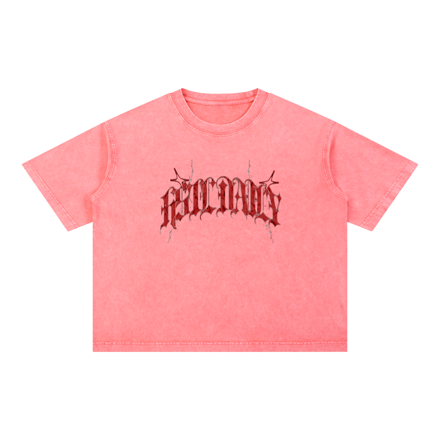 Mineral Wash Boxy Cotton T-Shirt