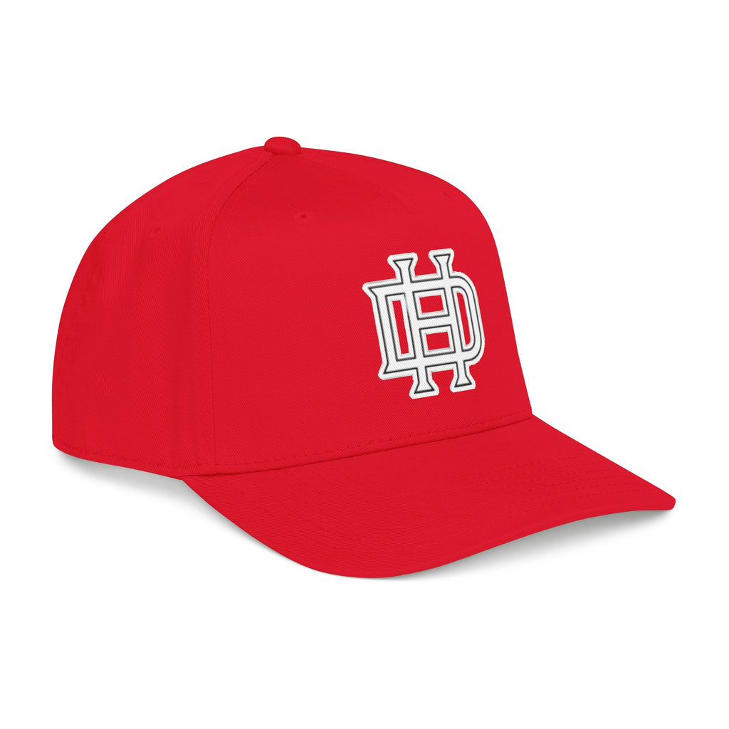 Interlocking DH Logo Mid Profile Baseball Cap | Embroidered Monogram Hat