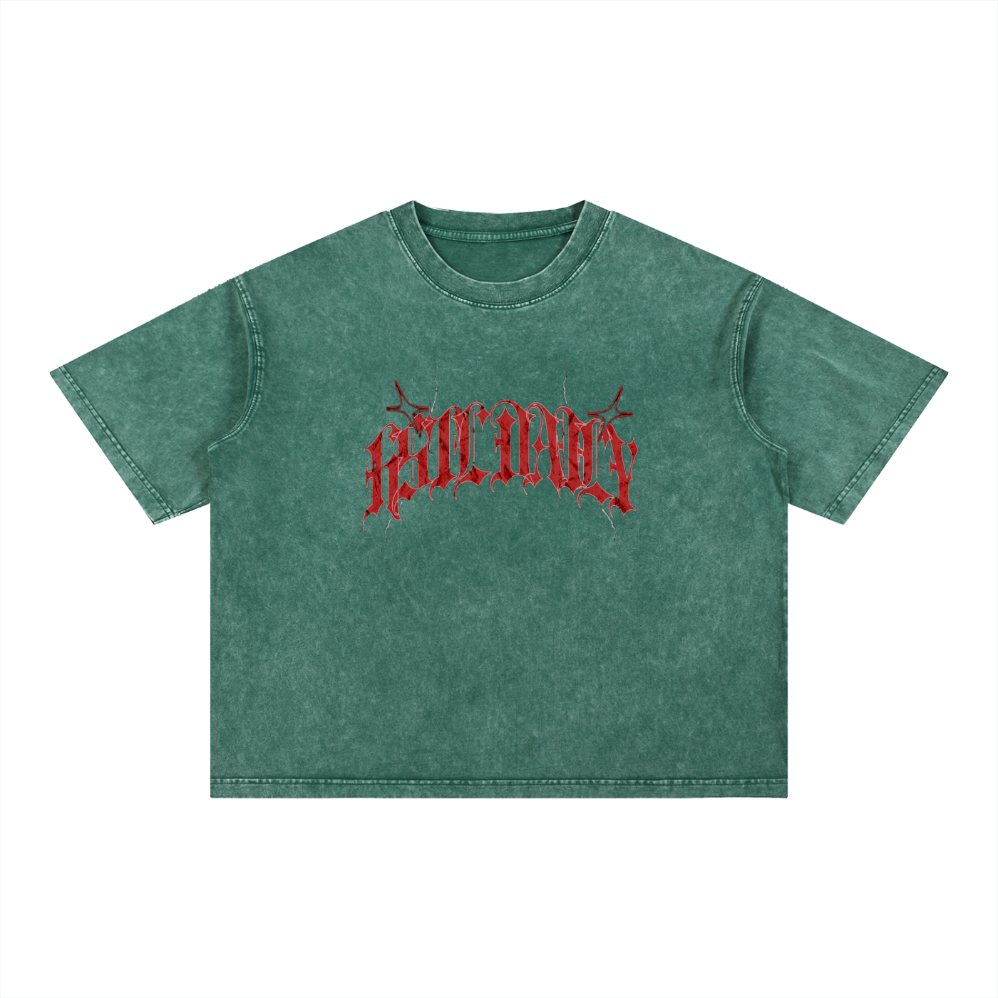 Mineral Wash Boxy Cotton T-Shirt