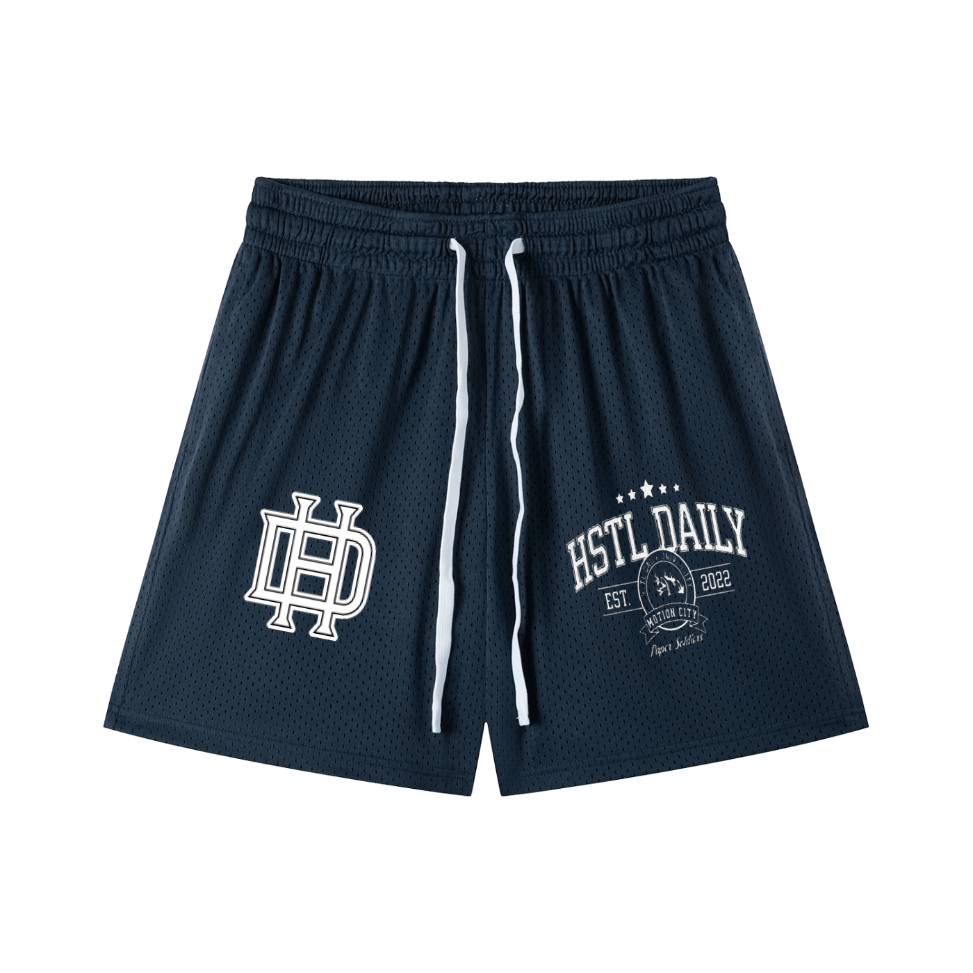 Mesh Drawstring Shorts