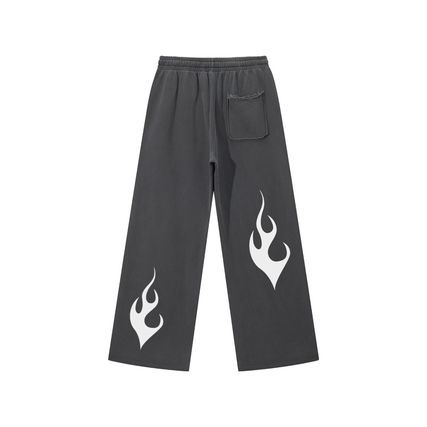 Snow Washed Raw Edge Sweatpants