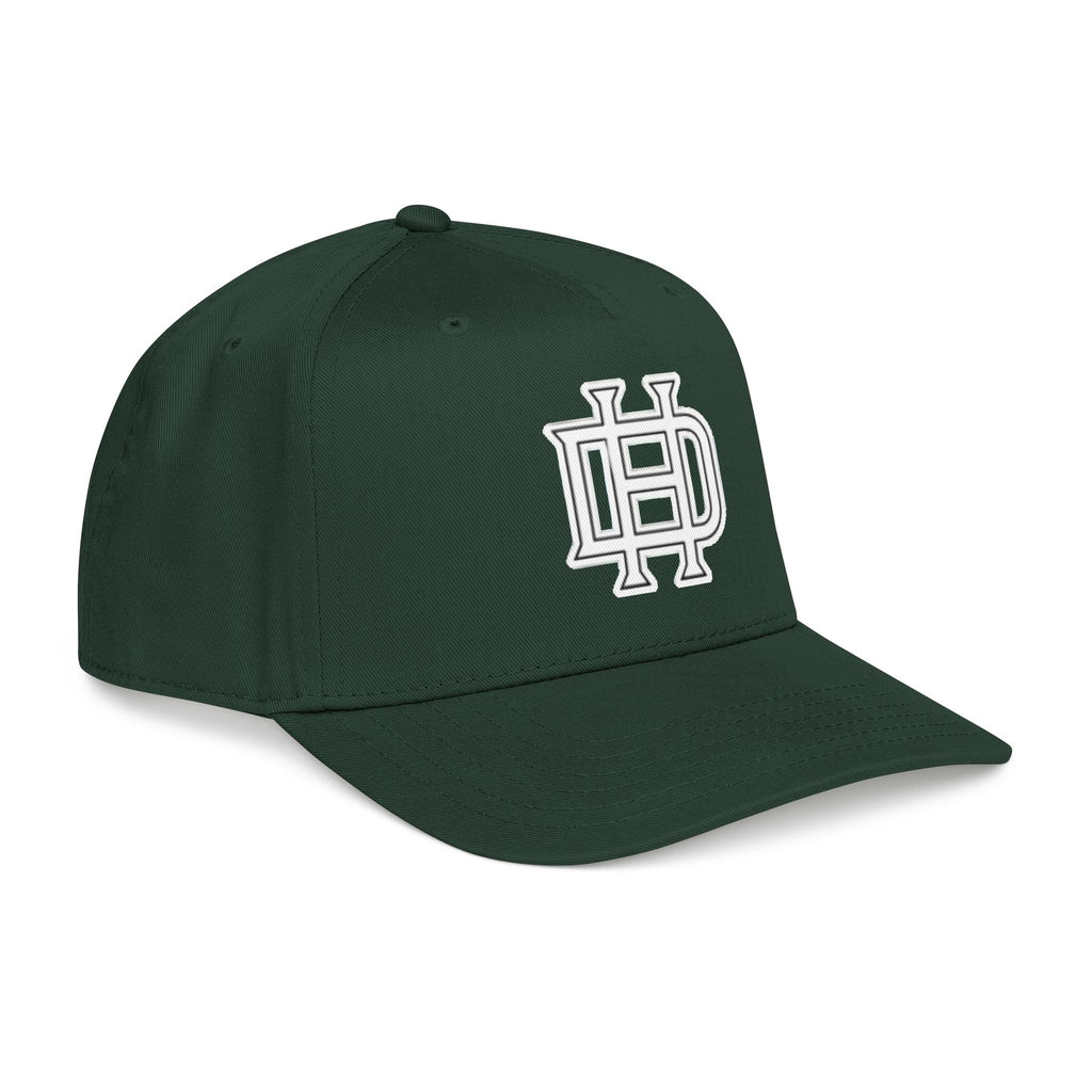 Interlocking DH Logo Mid Profile Baseball Cap | Embroidered Monogram Hat