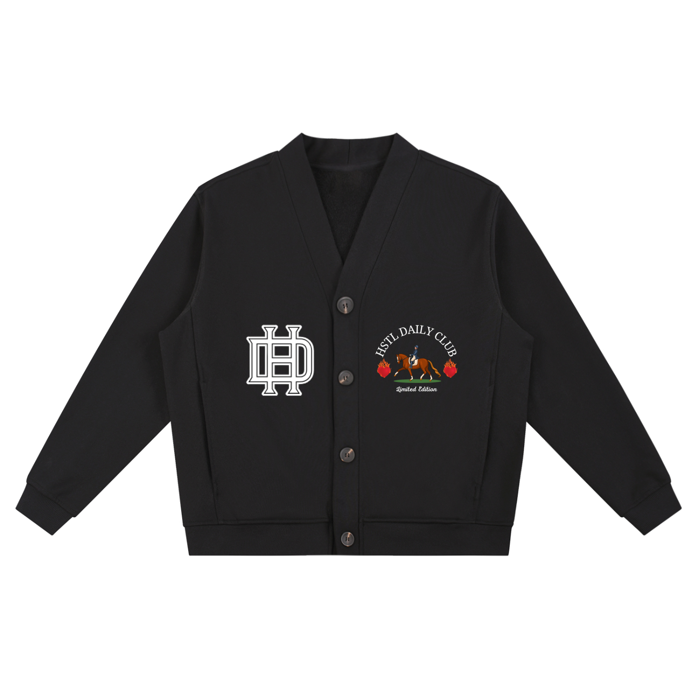 Essential Heavyweight Sweat Cardigan