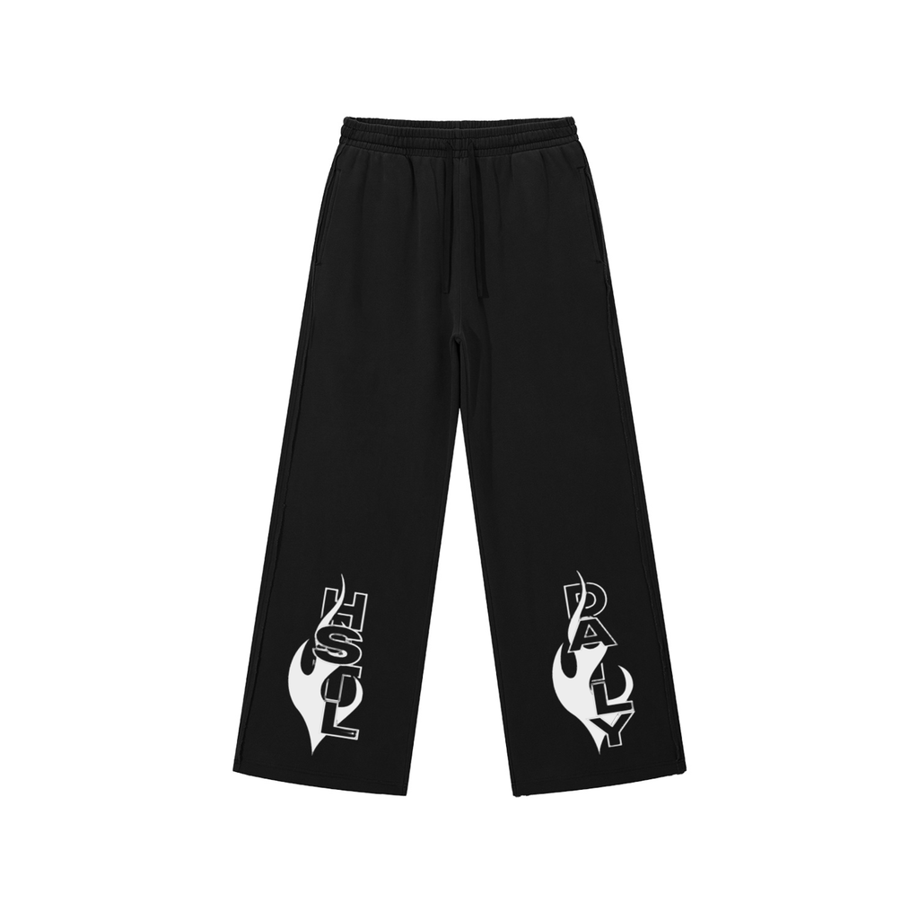 Snow Washed Raw Edge Sweatpants