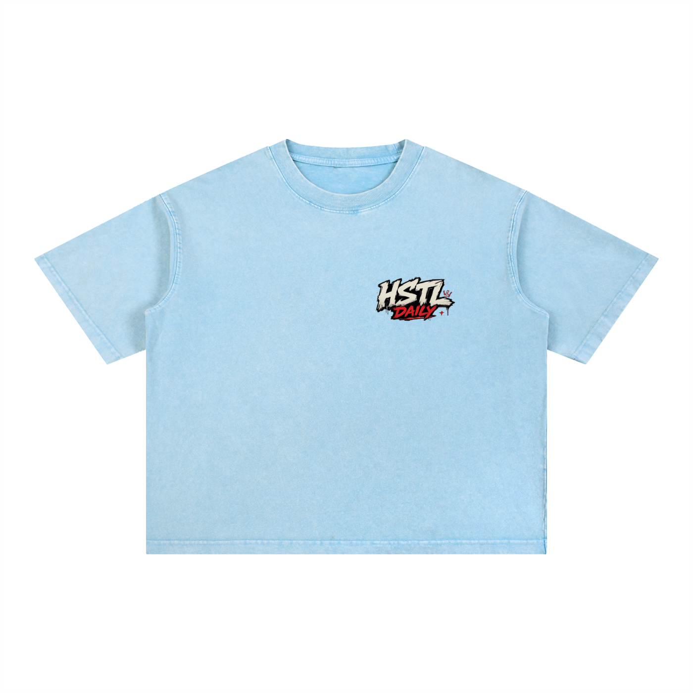 Mineral Wash Boxy Cotton T-Shirt
