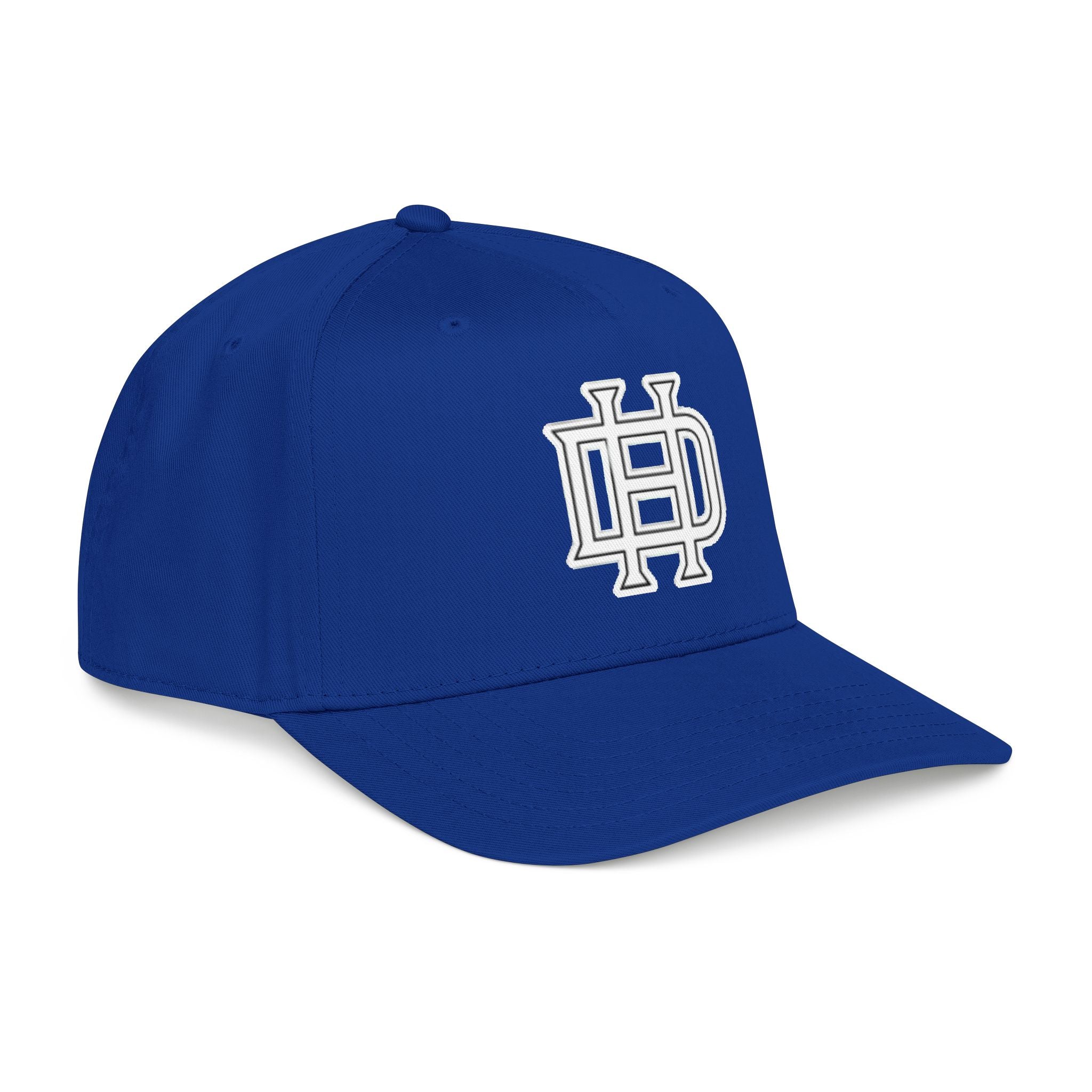Interlocking DH Logo Mid Profile Baseball Cap | Embroidered Monogram Hat
