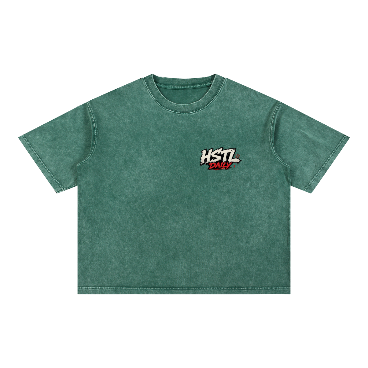 Mineral Wash Boxy Cotton T-Shirt