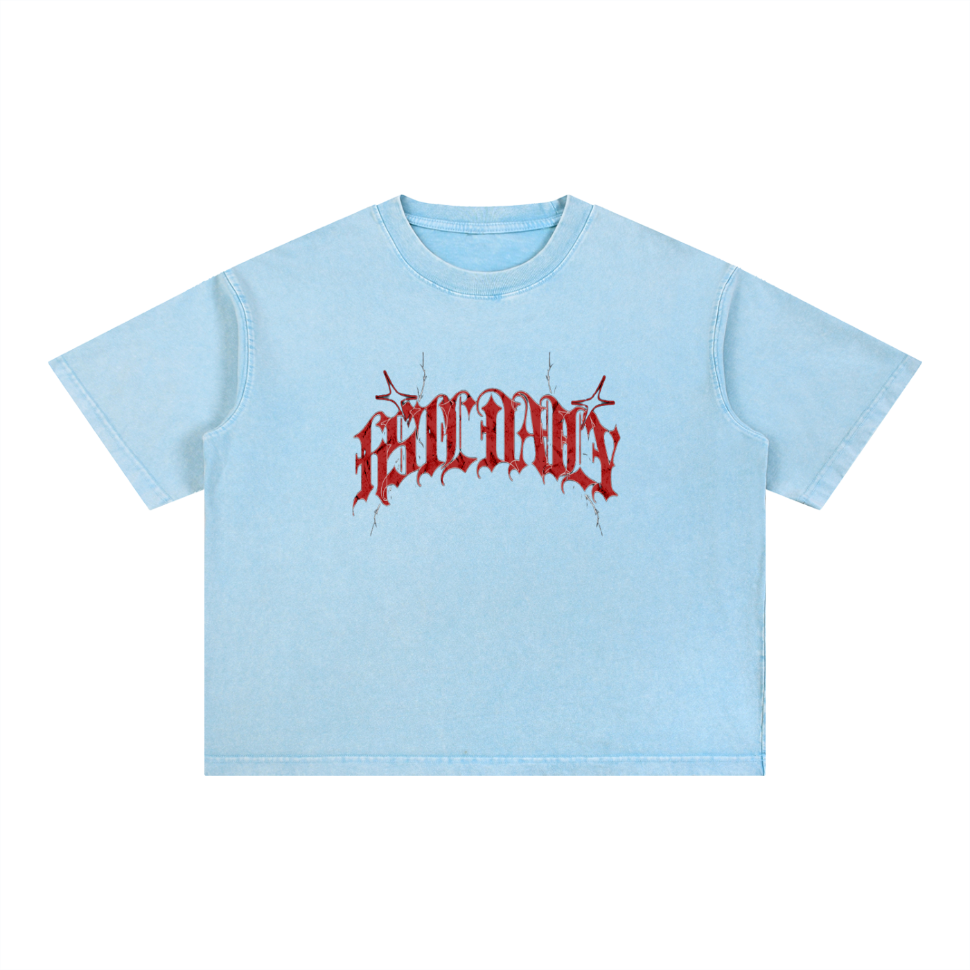 Mineral Wash Boxy Cotton T-Shirt