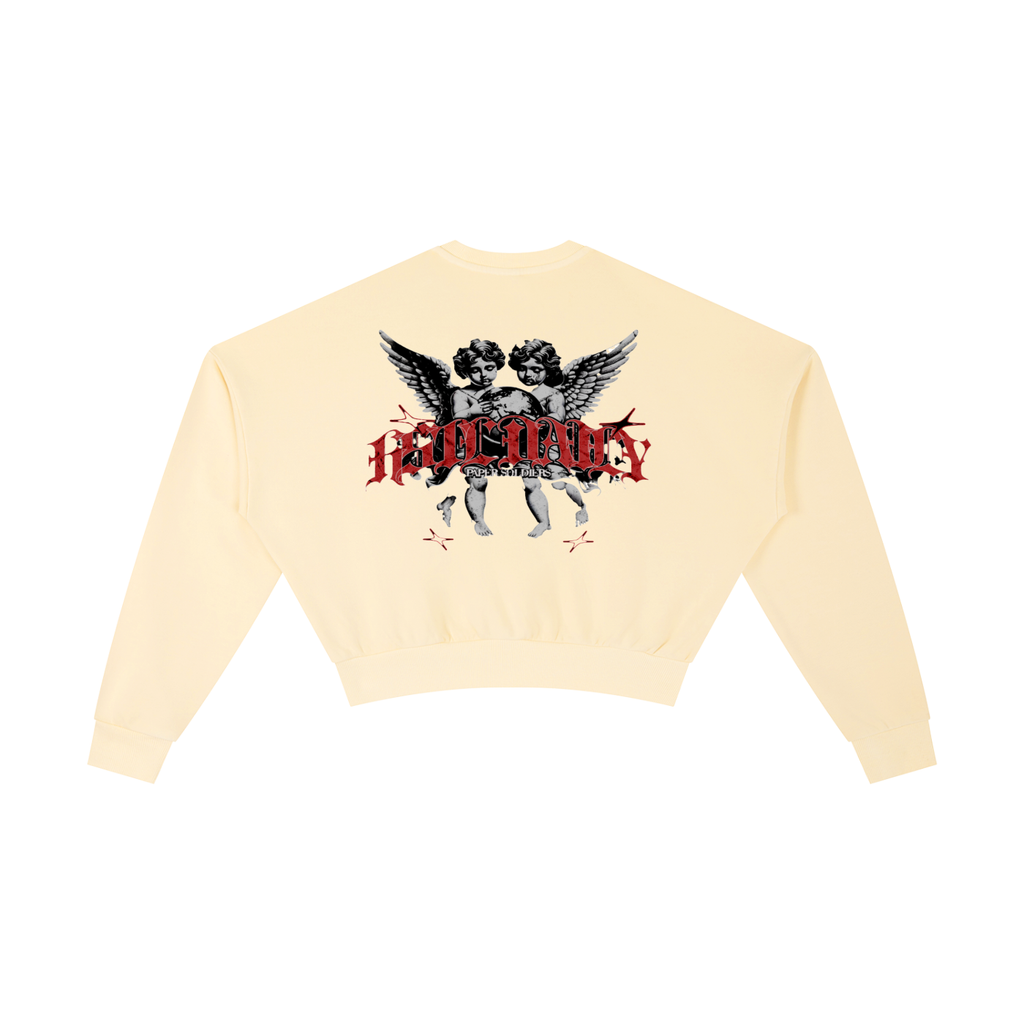 Vintage Washed Cropped Sweatshirt
