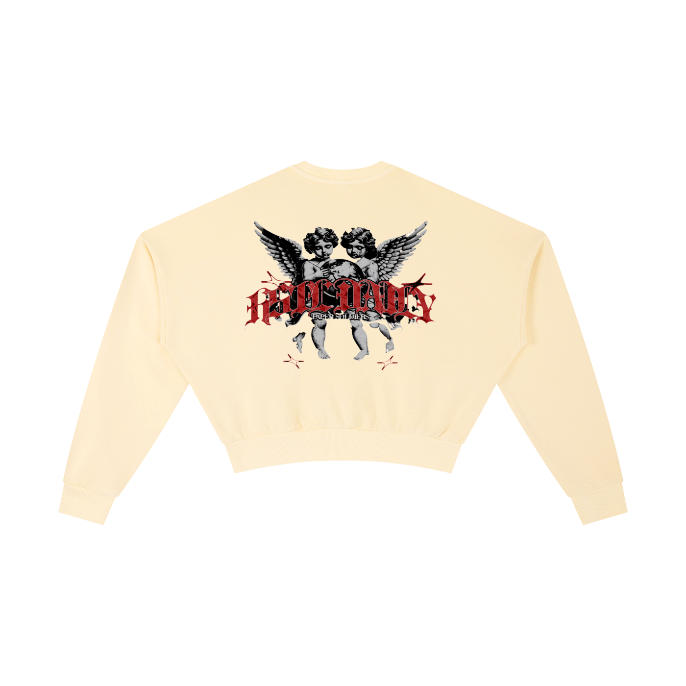 Vintage Washed Cropped Sweatshirt