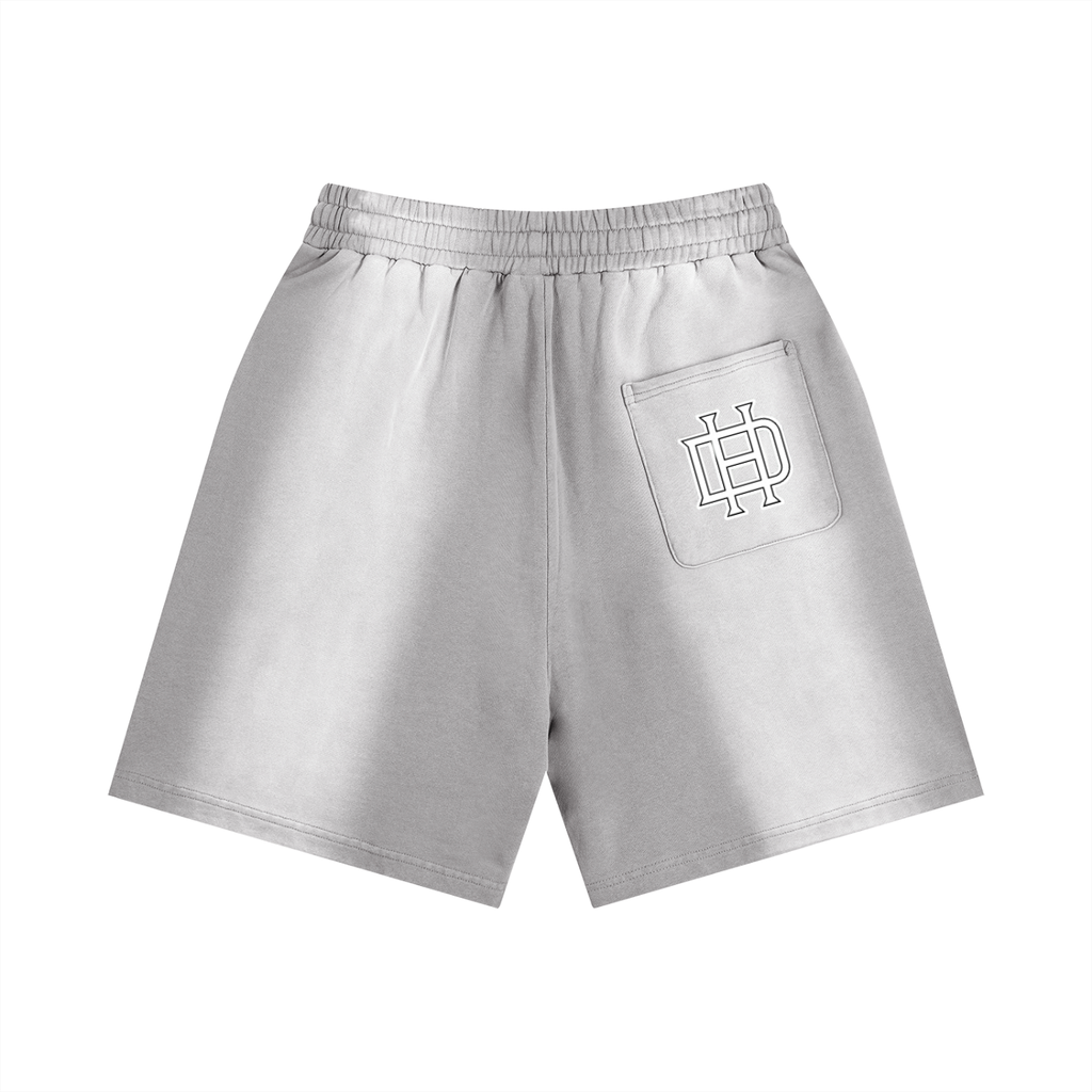 Sun Fade Distressed Shorts