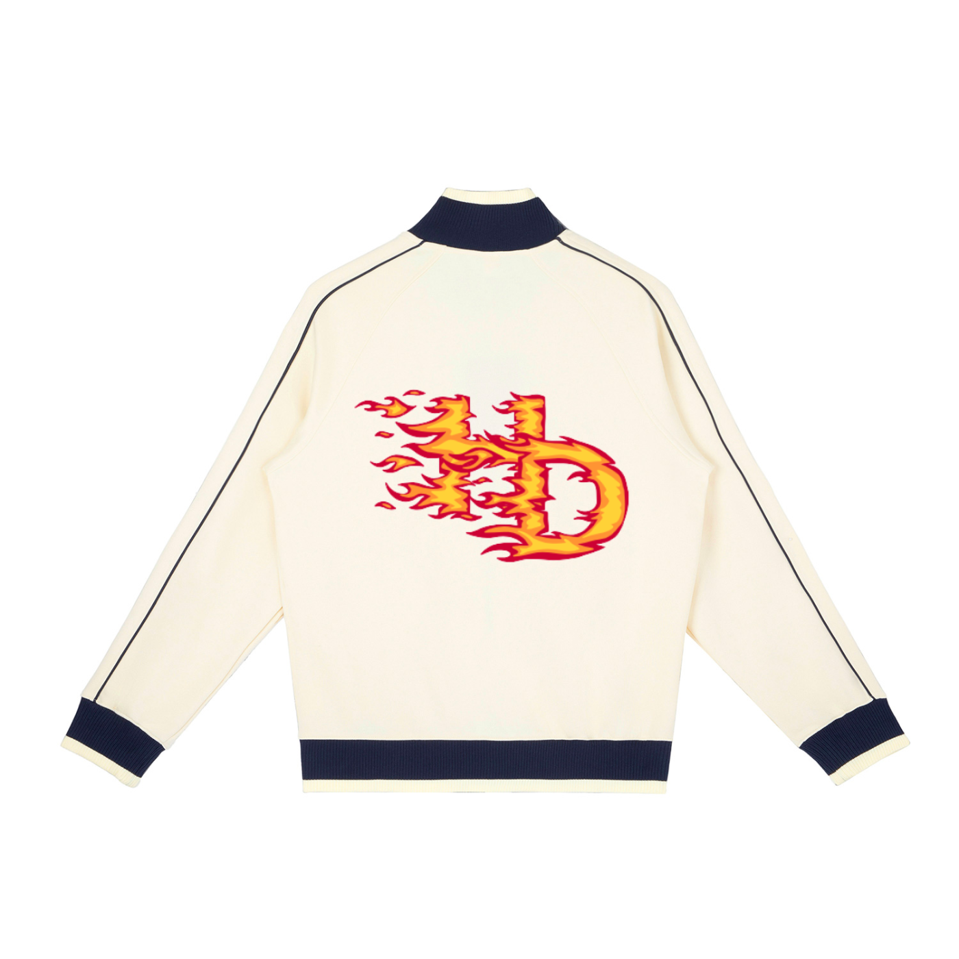 Color Block Raglan Sleeve Zip Track Jacket