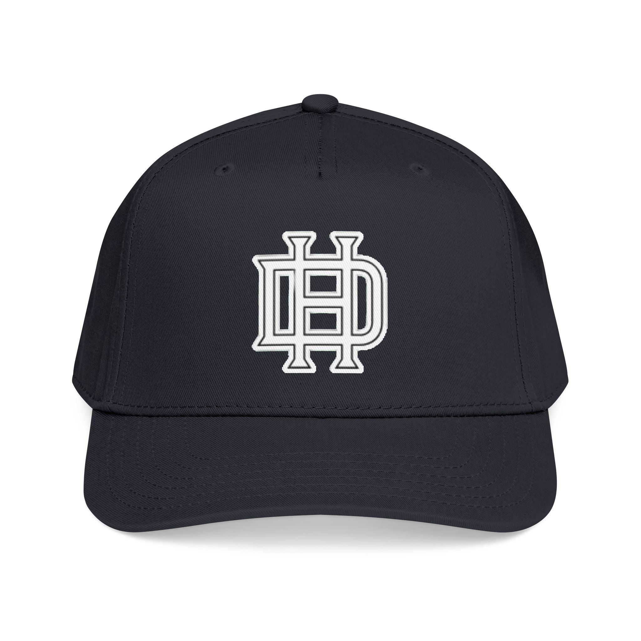 Interlocking DH Logo Mid Profile Baseball Cap | Embroidered Monogram Hat