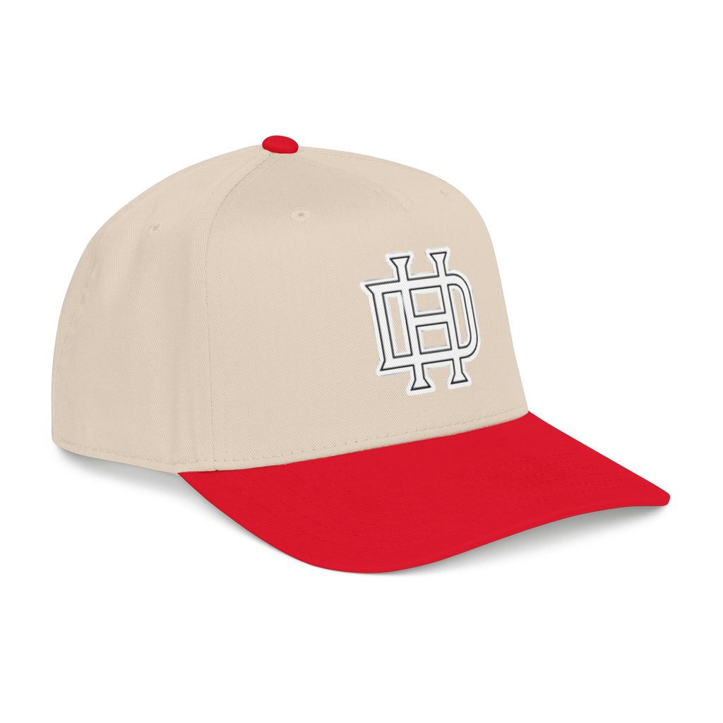 Interlocking DH Logo Mid Profile Baseball Cap | Embroidered Monogram Hat