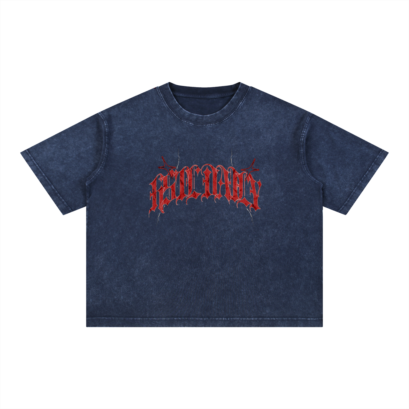 Mineral Wash Boxy Cotton T-Shirt