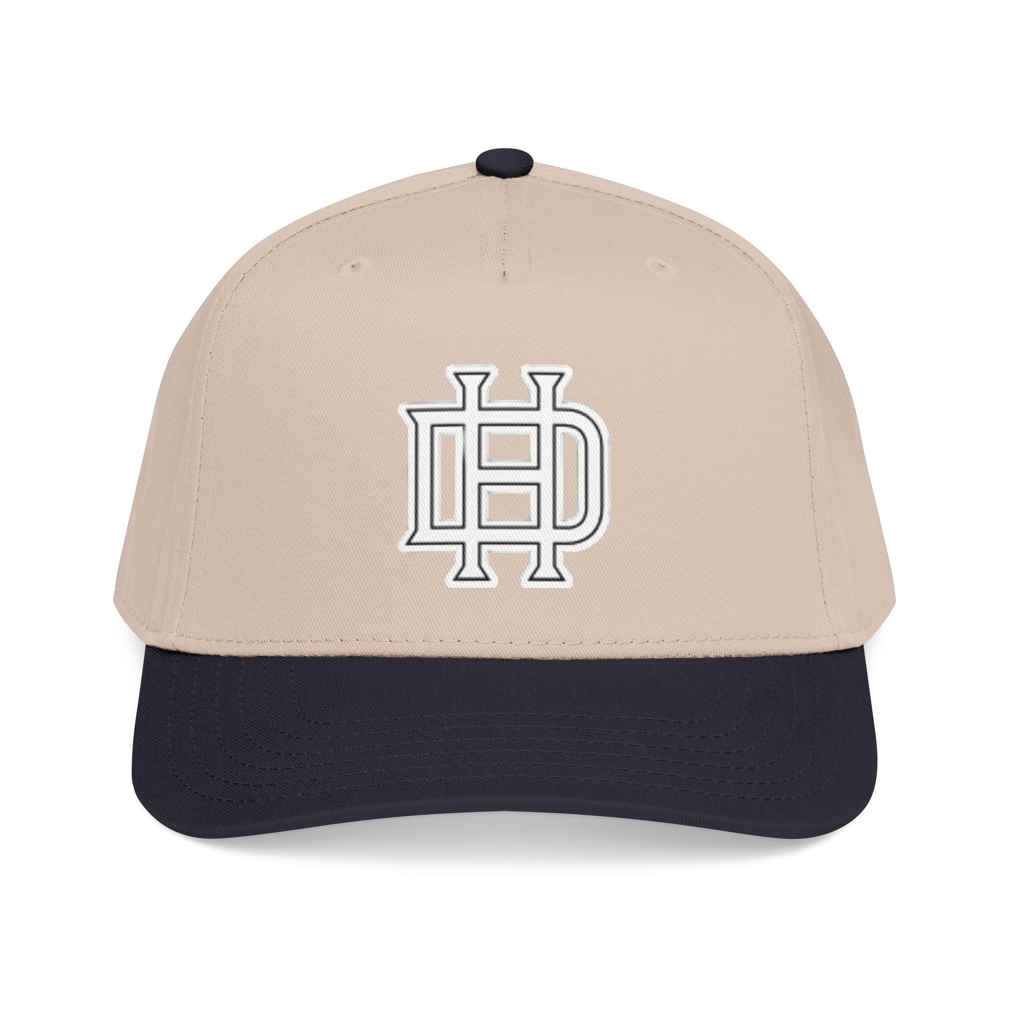 Interlocking DH Logo Mid Profile Baseball Cap | Embroidered Monogram Hat