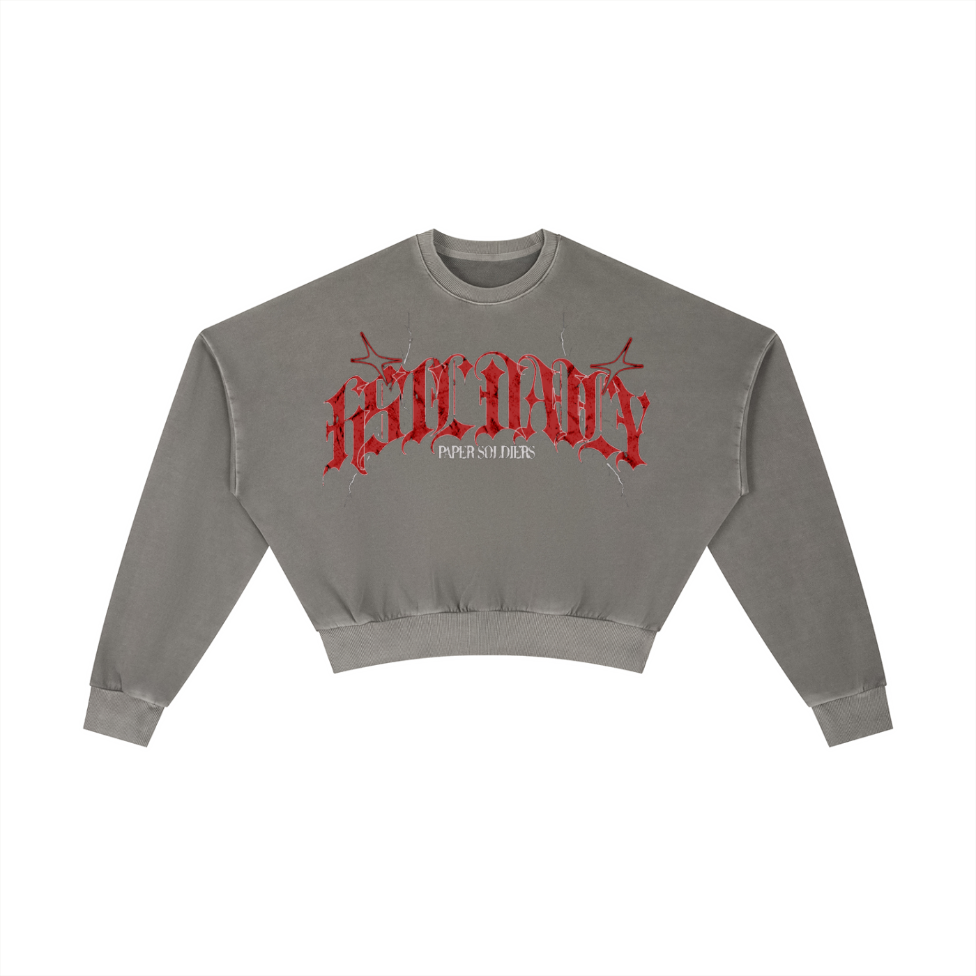 Vintage Washed Cropped Sweatshirt
