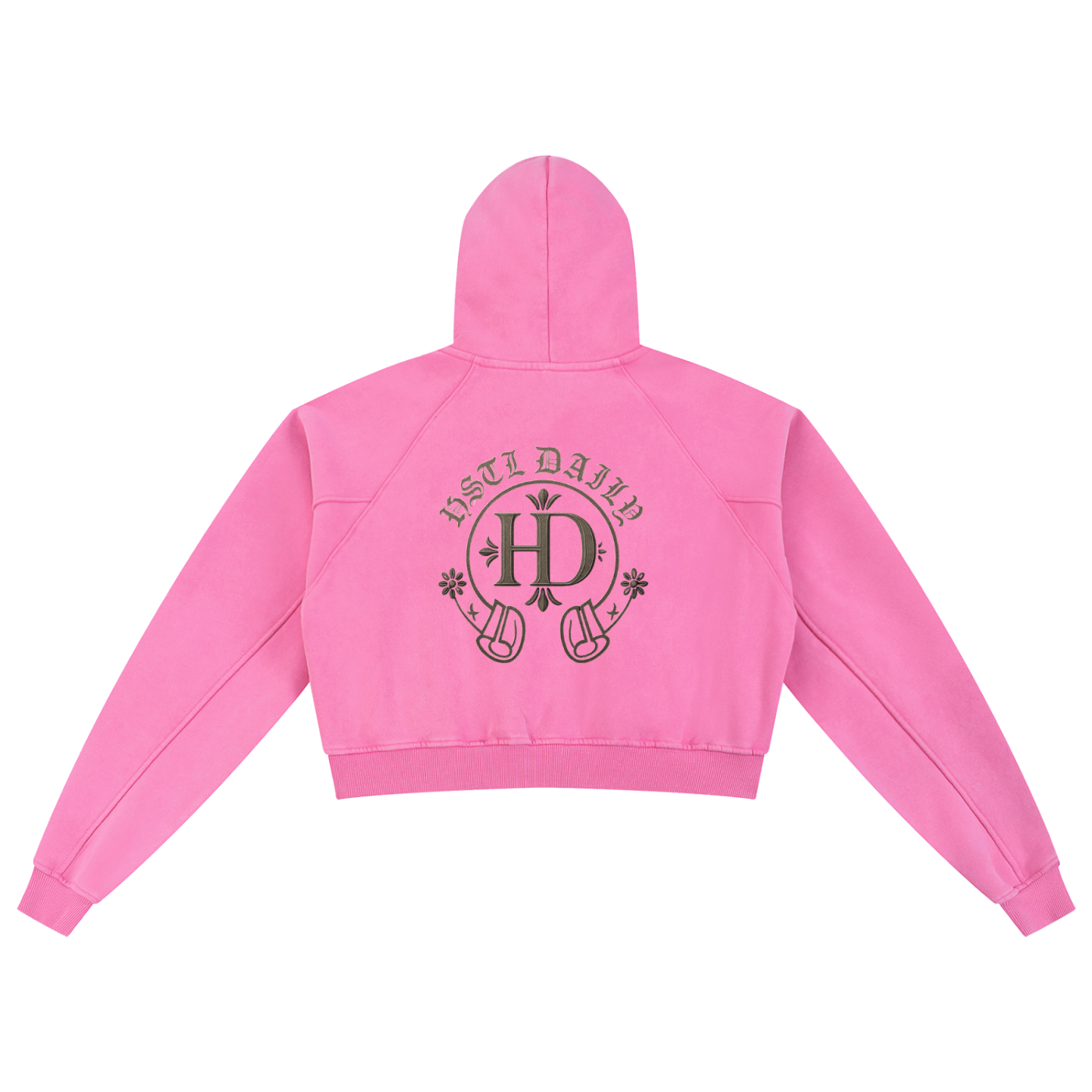 Women's Chrome HD Snow Washed Cropped Hoodie