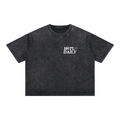 Mineral Wash Boxy Cotton T-Shirt