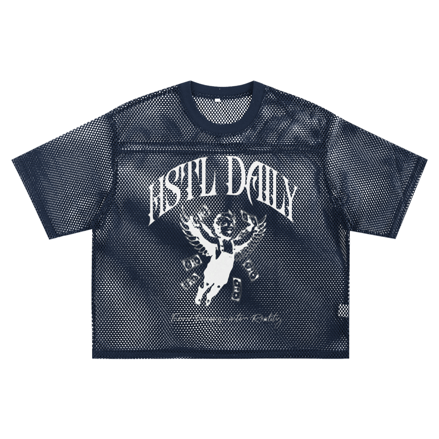 See-through Boxy Net T-Shirt