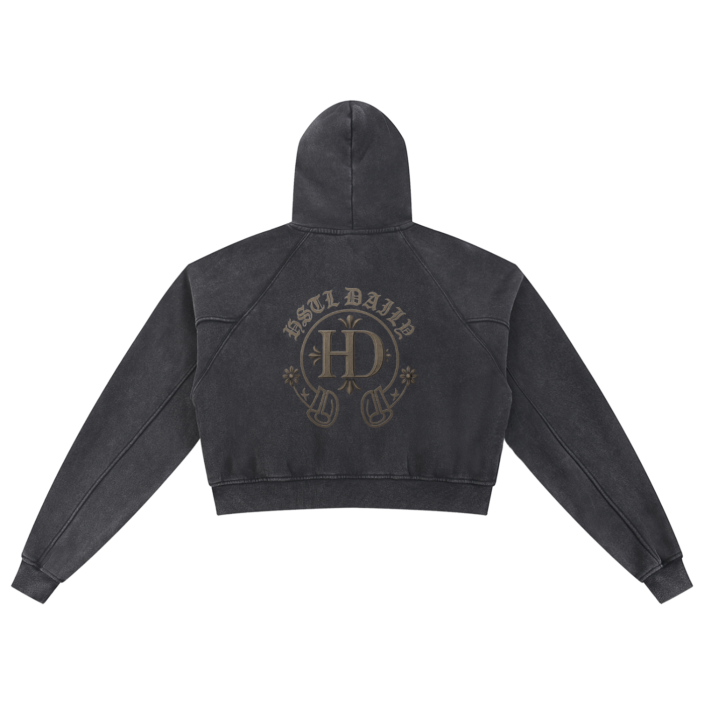 Women's Chrome HD Snow Washed Cropped Hoodie