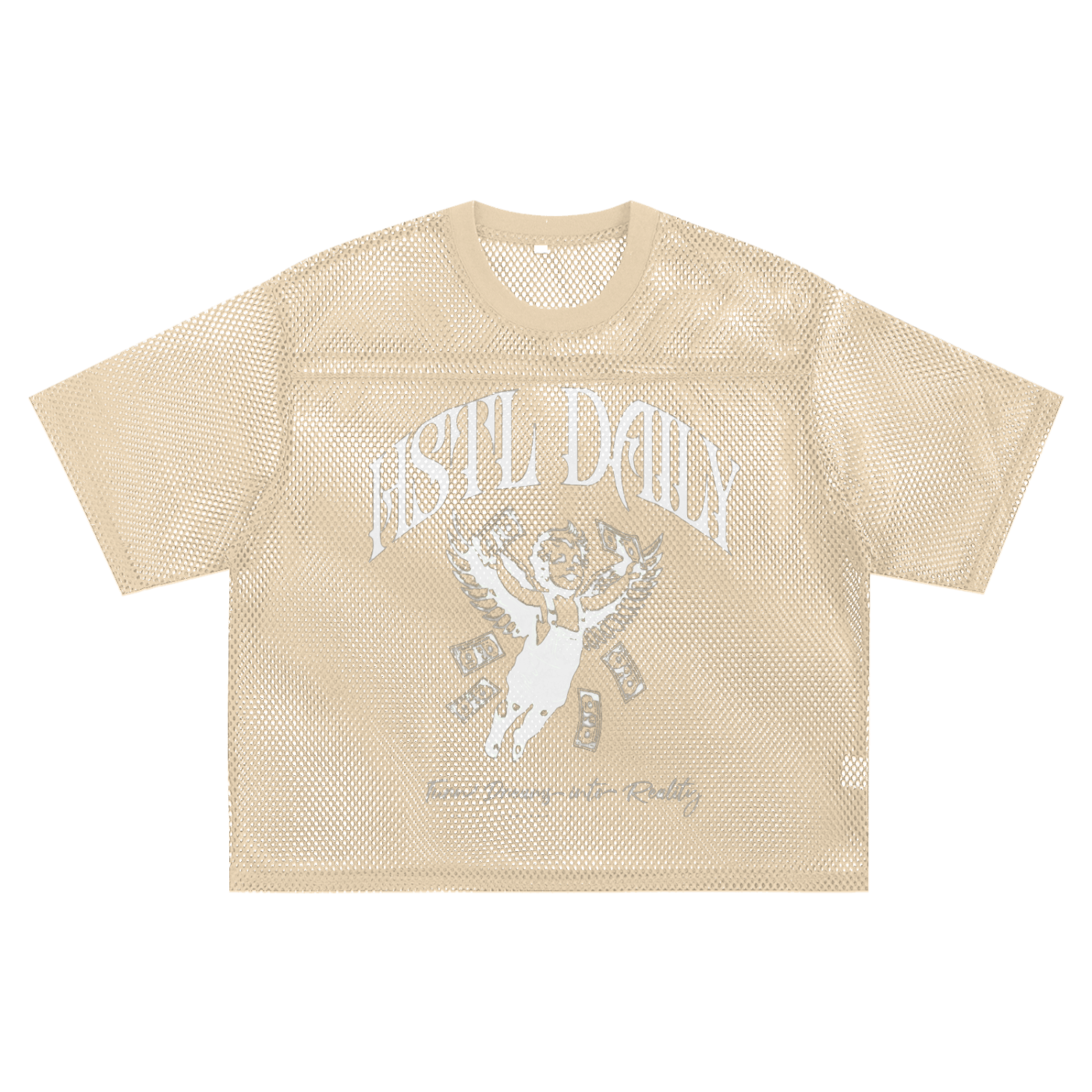 See-through Boxy Net T-Shirt